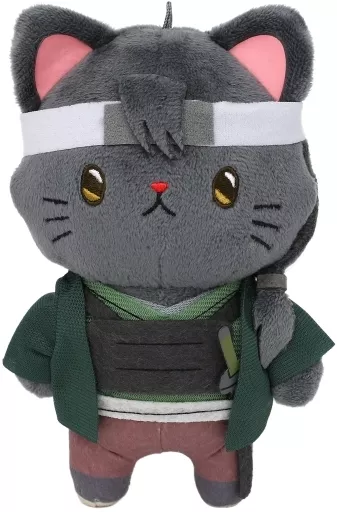 銀魂 withCATアイマスク付きぬいぐるみキーホルダー 桂小太郎（攘夷志士Ver.）: キャラグッズ｜ムービック（movic）