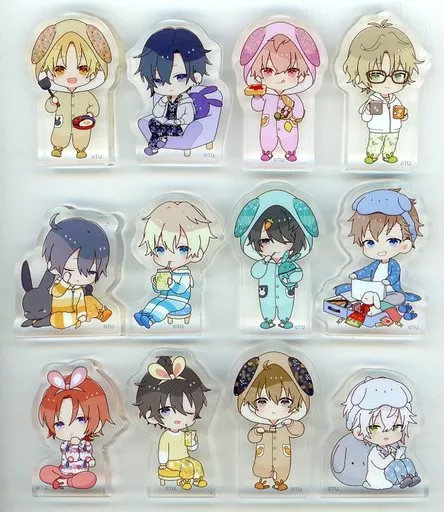 雑貨　全12種セット 「ツキノ芸能プロダクション 月野亭 TSUKIPRO SHOP in HARAJUKU 2022 Tsukino Sod ころっと アクリルフィギュアコレクション ツキウタ。」 12-kind set 