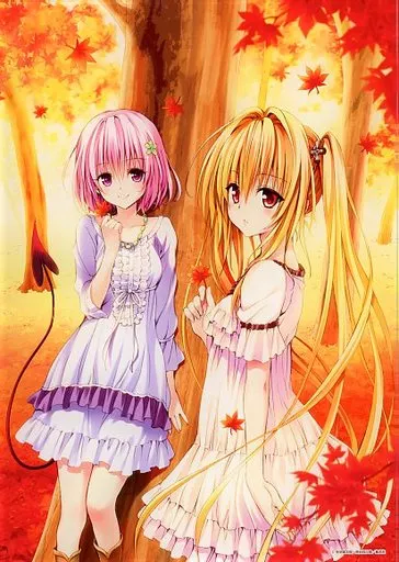 To LOVEる-とらぶる-15周年記念原画展 アートパネルA ララ・春菜 