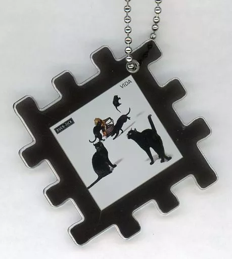 BUCK-TICK アクリルキーホルダー　35th BUCK-TICK (black border / black cat) acrylic puzzle key holder