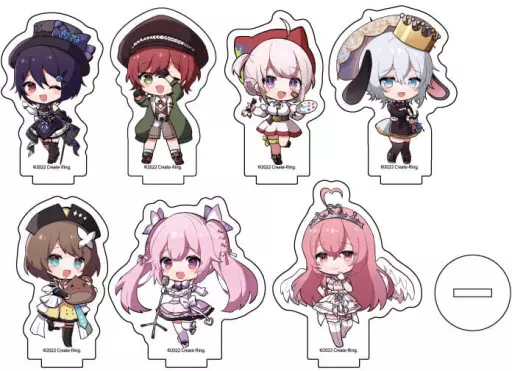 雑貨　全7種セット 「あおぎり高校 アクリルぷちスタンド 01.ミニキャラ」 駿河屋 - 【買取】千代浦蝶美 「あおぎり高校 アクリルぷち