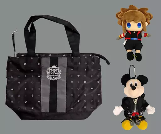 KH】ミッキーとソラのぬいぐるみ付きバッグ