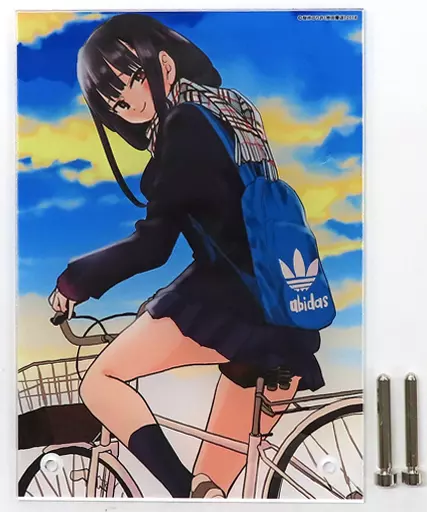 Acrylic Stand / Acrylic Panel Anna Yamada (bicycle) A5 acrylic