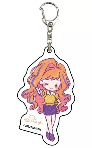 Aikatsu! Planet! Trading Acrylic Key Holder 01. Graph Art Design