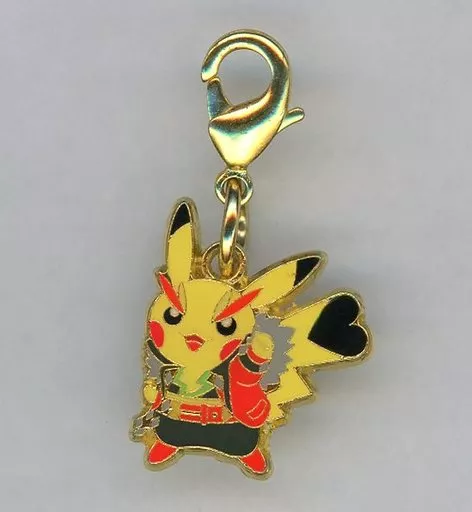 キーホルダー [単品] ロック おきがえピカチュウ メタルチャーム