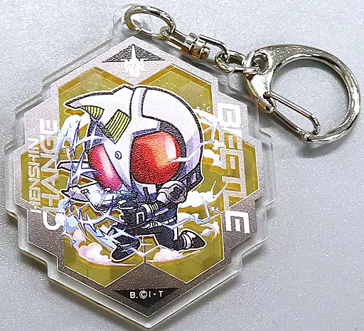 キーホルダー 仮面ライダーヘラレス 「ハピクロ! 仮面ライダー