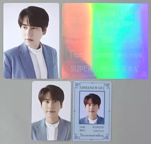 super junior キュヒョン beyond live IDカード トレカ Goods set Kyu Hyun ID Card + Fan Light Deco Sticker 
