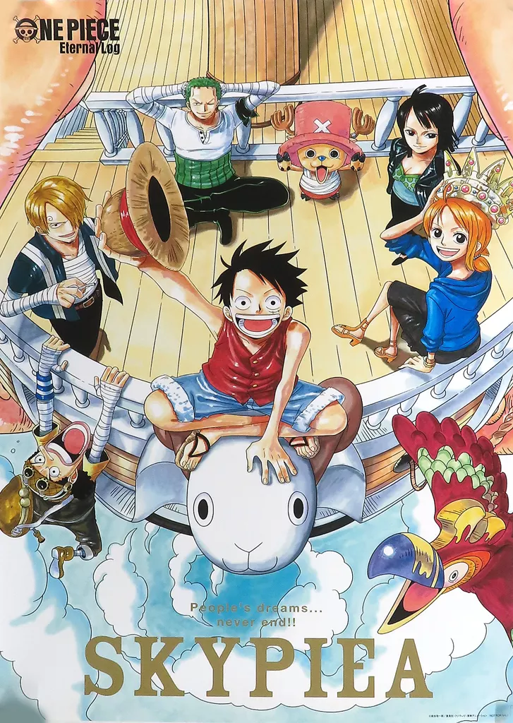 ONE PIECE Log collection　告知ポスター 2枚セット ONE PIECE Log Collection特製ポスタープレゼントキャンペーン