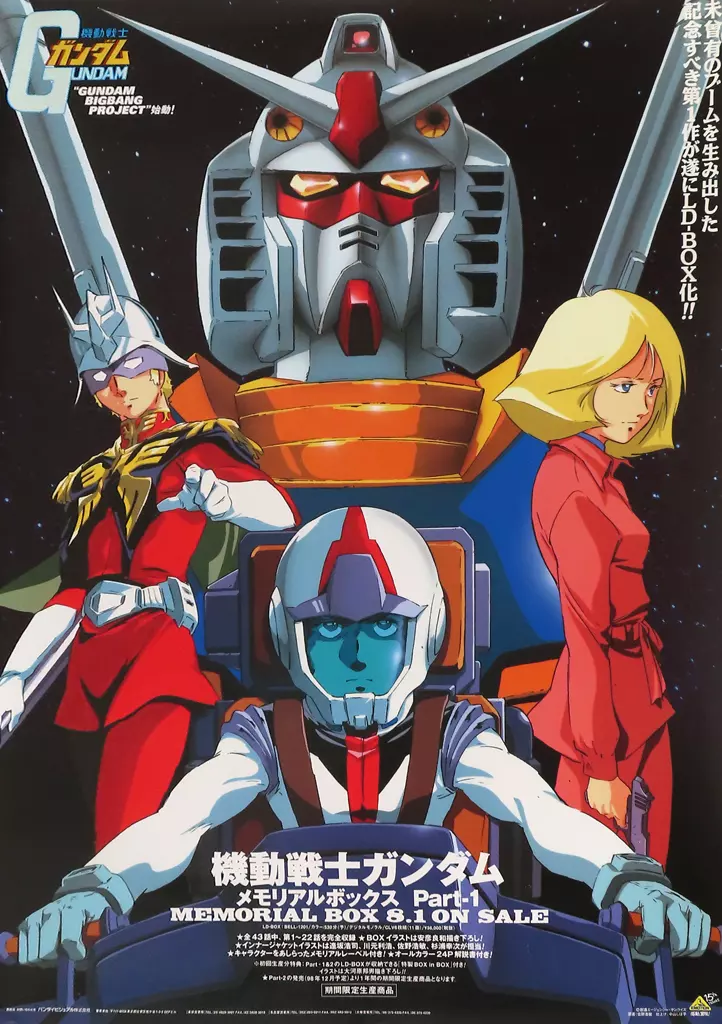 機動戦士ガンダム メモリアルボックス(LD) Part-1 販促用ポスター B2 機動戦士ガンダム メモリアルボックス(LD) Part-1 販促用ポスター B2