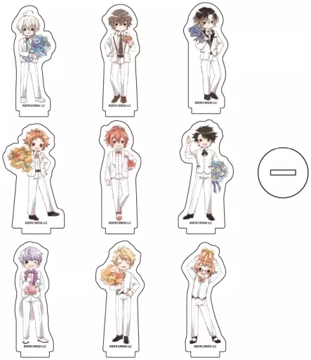 雑貨　全9種セット 「ウインドボーイズ! アクリルぷちスタンド 06.ホワイトデーver. グラフアートイラストA」 雑貨 【BOX】ウインドボーイズ! アクリルぷちスタンド 06
