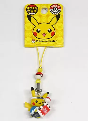 ストラップ ピカチュウ 京都守護職新選組 ポケモンご当地ビーズ