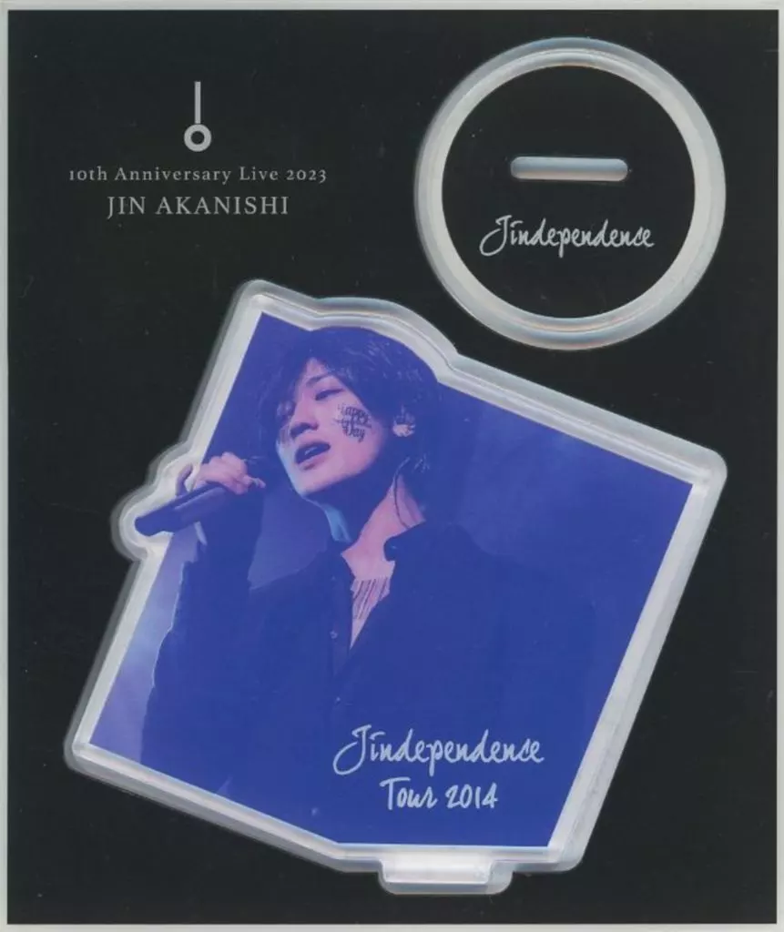 JIN AKANISHI アクリルスタンド 10周年ライブ Jin Akanishi Acrylic Stand A 