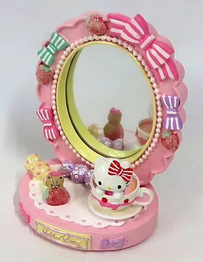雑貨　キティ(イチゴ) ミニスタンドミラー 「サンリオキャラクターズ」 雑貨 キティ(イチゴ) ミニスタンドミラー 「サンリオ