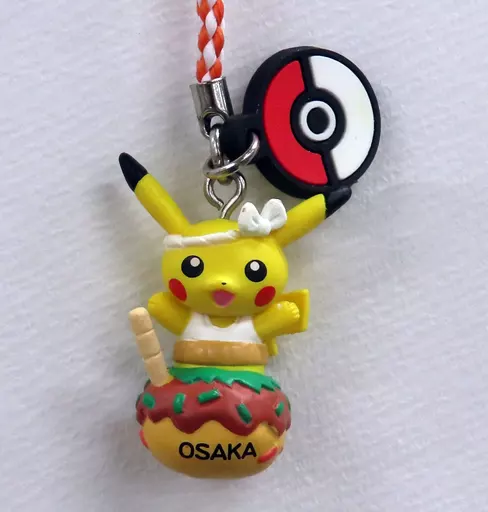 スーパーセール タイムセール 時間 Pikachu (Takoyaki) Pocket Monsters Local Strap  シングルカード