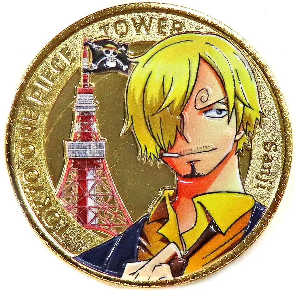 ワンピース　ONE PIECE 　メダル　記念　コイン　茶平　ルフィ　サンジ ワンピース記念メダルサンジ