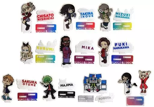 雑貨　全10種セット 「リコリス・リコイル イントゥーントレーディングアクリルスタンド」 アクリルスタンド・アクリルパネル 全10種セット 「リコリス
