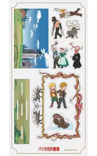 集合 バイオ名作劇場 アクリルジオラマスタンド 「バイオハザード RE:4」 アクリルスタンド・アクリルパネル 集合 バイオ名作劇場