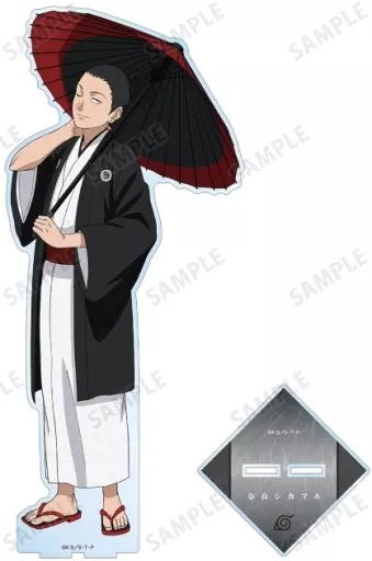 NARUTO ジャンプフェスタ ブラックコーデ アクリルスタンド シカマル 疾風伝 アクリルパネル NARUTO ジャンプフェスタ ブラックコーデ