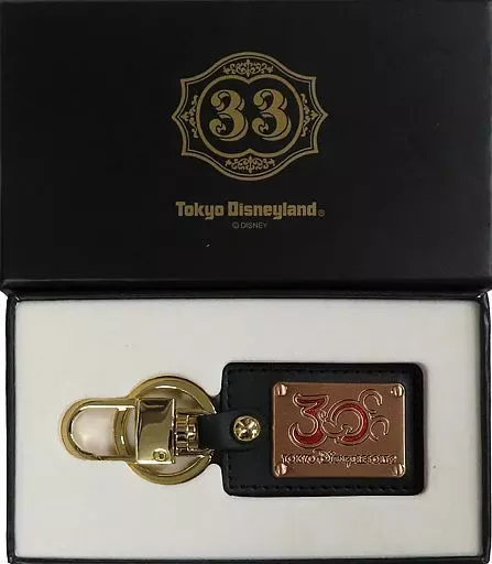 Disney club buy 33 leather keychain