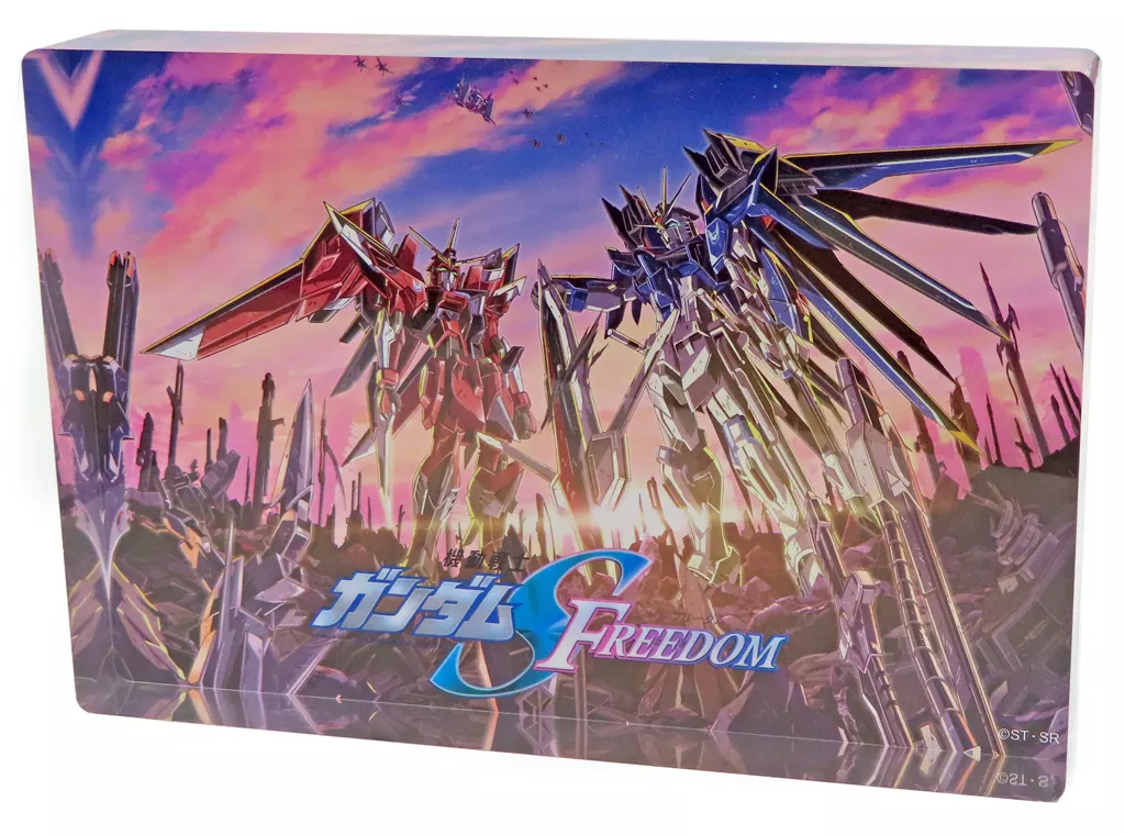 ガンダムパンフレット、3Dポスター、アクリルブロックの4点セット！