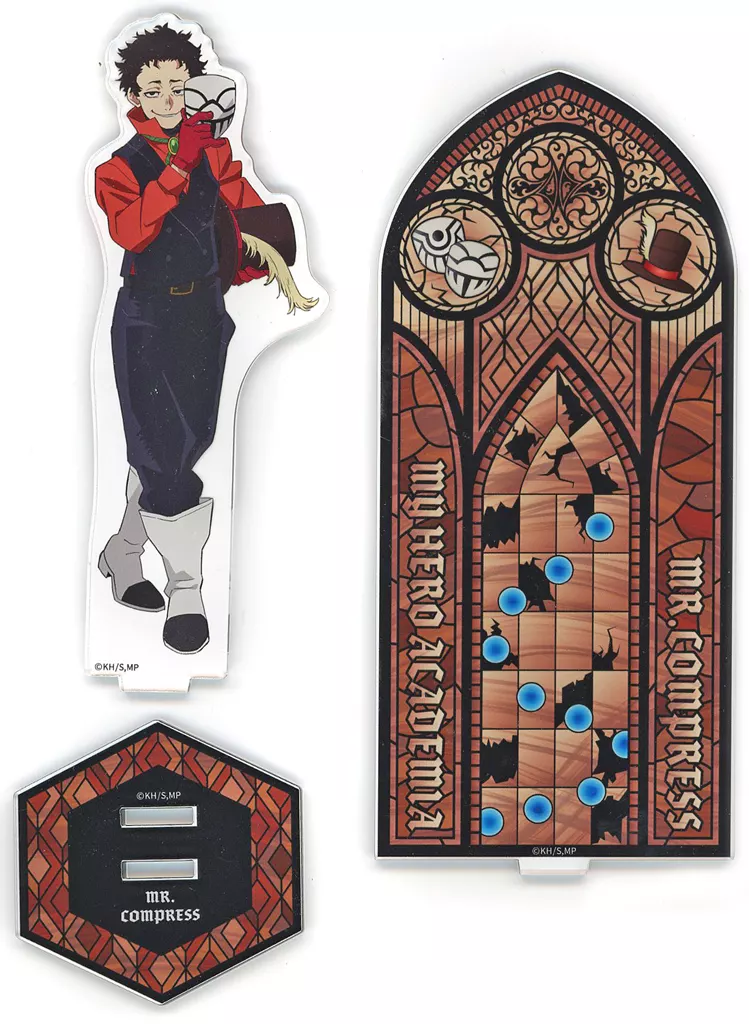 Acrylic Stand / Acrylic Panel Mr. Compressed Stained glass Style