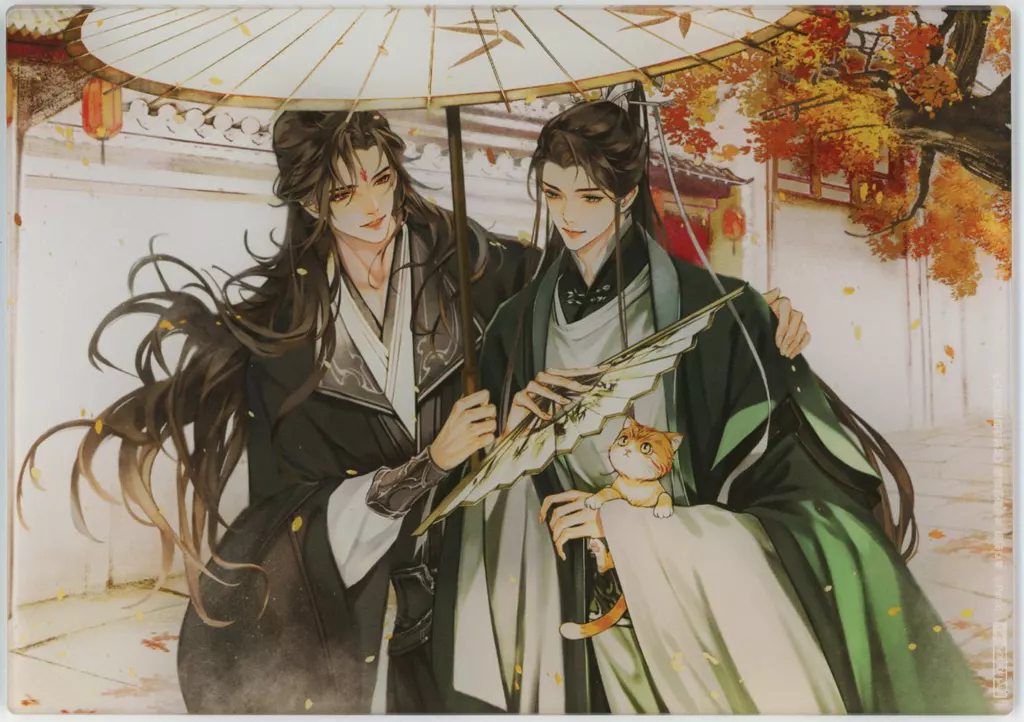 人渣反派自救系統 タイ版特装BOX 沈清秋 洛冰河 特典付き 單品]洛冰河&瀋清秋壓剋力板<小說人渣反派自救系統台版特裝版SET>捆綁