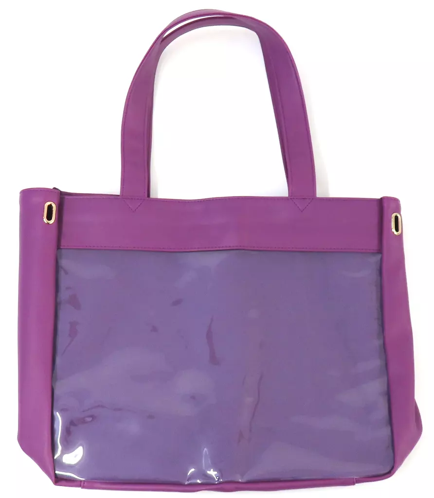earth CLEAR DECO BAG Bonbons 痛バッグ パープル - メルカリ