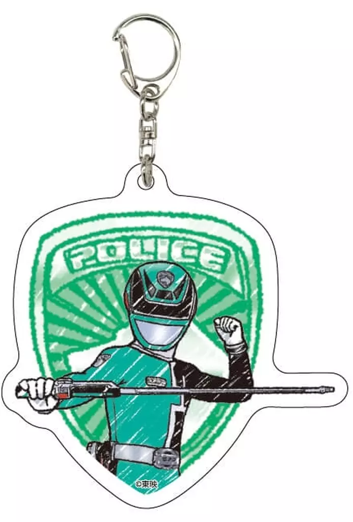 特捜戦隊デカレンジャー 限定 グラフアート アクリルキーホルダー 全種セット 特捜戦隊デカレンジャー デフォルメ アクリルチャーム【全7種