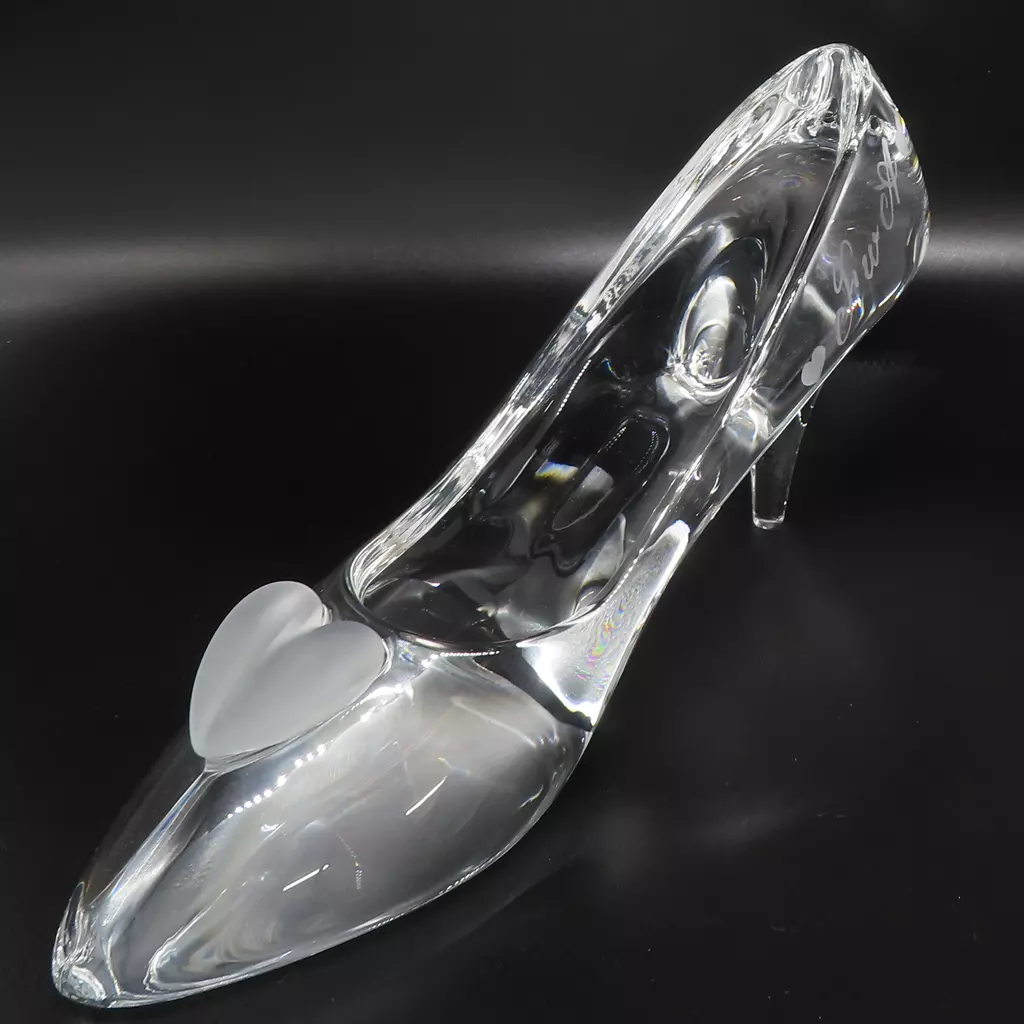 Disney Arribas シンデレラ ガラスの靴 Engraved] Glass shoes arribas