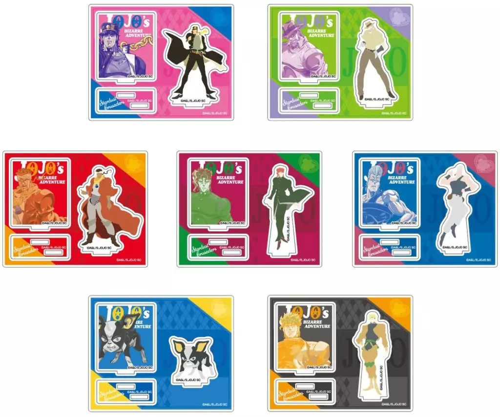 アクリルスタンド・アクリルパネル 全7種セット 「ジョジョの アクリルスタンド・アクリルパネル 全7種セット 「ジョジョの