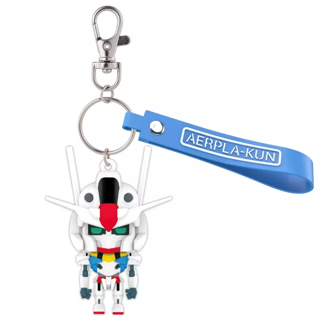 Key holder Airplakun three dimensional rubber mascot key chain 