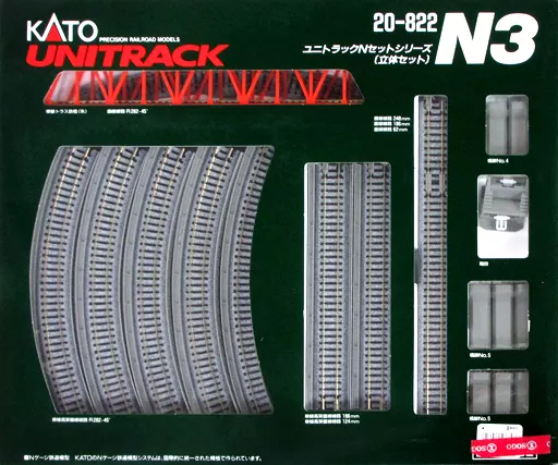 Nゲージ 鉄道模型 KATO 20-822 N3 ユニトラックセットシリーズ 鉄道模型 Nゲージ KATO 20-822 ユニトラックNセットシリーズ N3
