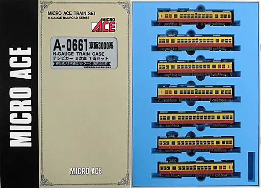 鉄道模型　1/150 京阪3000系 テレビカー 3次車 7両セット [A-0661] 鉄道模型 1/150 京阪3000系 テレビカー 3次車 7両セット [A-0661