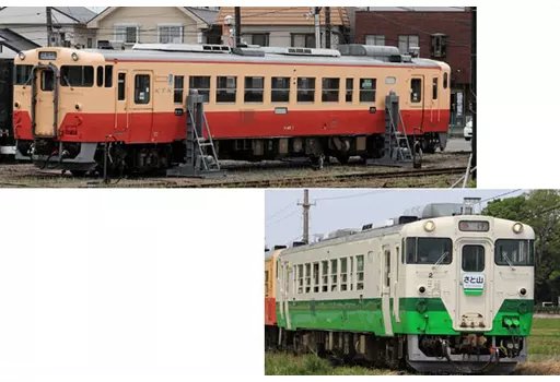 鉄道模型 1/150 小湊鐵道 キハ40形ディーゼルカー(1・2番)セット 2両