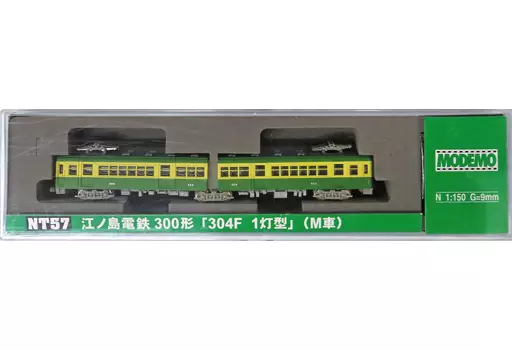 1円スタート】 MODEMO NT57 江ノ島電鉄 300形 304F1灯型 M車 江ノ電N