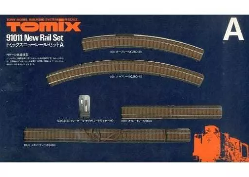 Railway model [Damaged product] 1/150 New Rail Set A [91011] | Toy ...