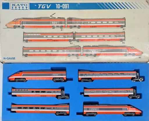 鉄道模型　[破損品] 1/150 TGV 6両セット [10-091] Damaged Product] 1/150 TGV 6 Pair Set [10-091] | Toy Hobby