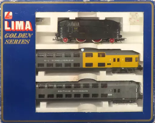鉄道模型　[破損品] HOゲージ DRG H-L HAMBURG STREAMLINE SET(3両セット) [149802] Damaged Product] HO Gauge DRG H-L HAMBURG STREAMLINE SET (3