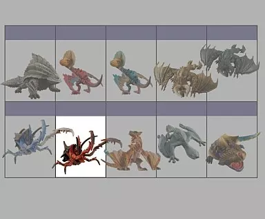 Trading figure ショウグンギザミ Monster Hunter Monster Guide V