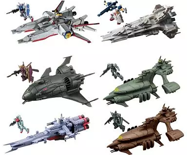 Trading figure 6 kinds set 