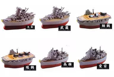 トレーディングフィギュア 全6種セット 「デフォルメ連合艦隊 Vol.1