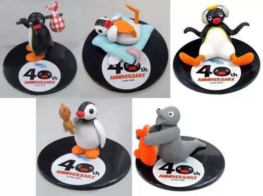 Trading figure 5 kinds set 「 Pingu Anniversary Collection