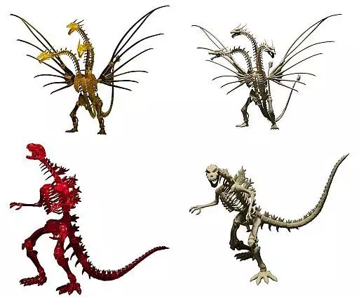 究極可動 ゴジラノホネ 4種セット