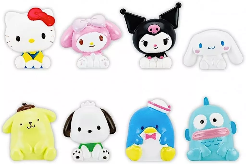 Amazon | タカラトミーアーツ サンリオキャラクターズ ぬいぐるみといっしょフィギュア × 全4種セット フルコンプ ガチャガチャ カプセルトイ  | カプセル玩具 | おもちゃ