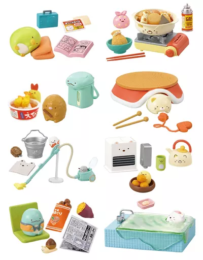 トレーディングフィギュア　全8種セット 「すみっコぐらし ほっこりおうち日和」 Amazon.co.jp: すみっコぐらし ほっこりおうち日和 BOX商品 1BOX