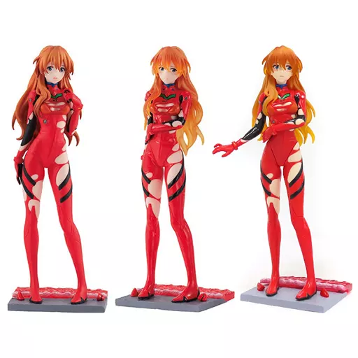 トレーディングフィギュア　全3種セット 「エヴァンゲリオン Gasha Portraits PREMIUM ガシャポートレイツ プレミアム エヴァンゲリオン アスカ・ラングレー」 トレーディングフィギュア 全3種セット 「エヴァンゲリオン
