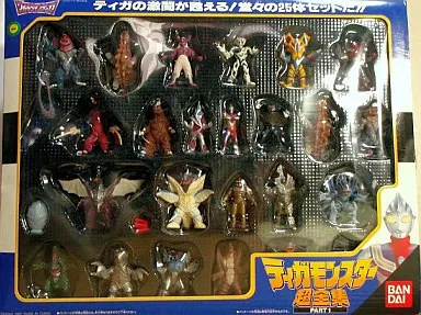 BANDAI ティガモンスター超全集 PART1 25体セット Figure Tiga Monster Ultra Complete Collection PART1 (25 Body Set