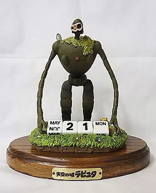 天空の城ラピュタ　ジブリがいっぱい　万年カレンダー フィギュア ロボット 「天空の城ラピュタ」 ジブリがいっぱい万