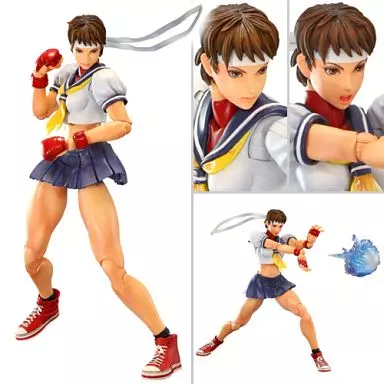 PLAY ARTS改 Vol.4 さくら スーパーストリートファイターIV Figure PLAY ARTS KAI VOL. 4 SAKURA 「 SUPER STREET FIGHTER IV