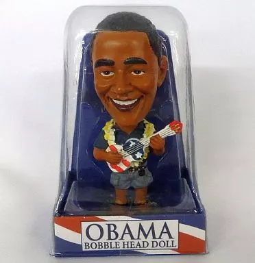 バラク・オバマ フィギュア ウクレレ付き OBAMA (Ukulele) - President Barack Obama - Bubblehedor | Toy